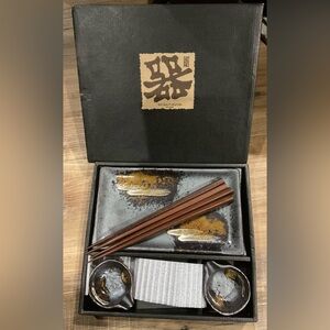 Japanese Dish Set with Chopsticks Miya Company Inc.